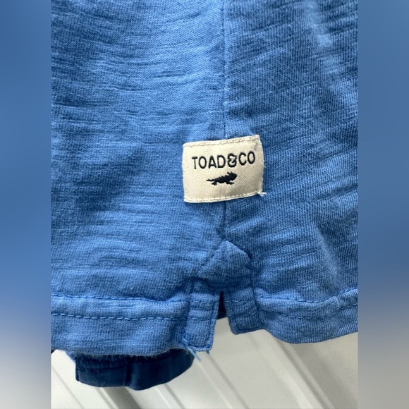 Blue Organic Cotton Button-Front Shirt - Picture 3 of 5